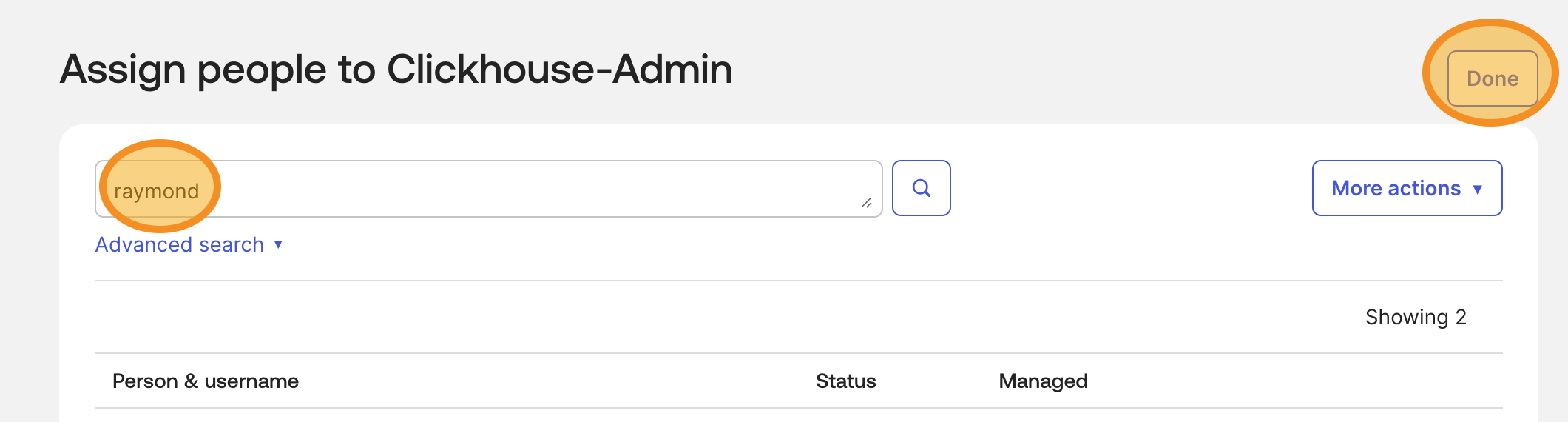 Assign the user to the group